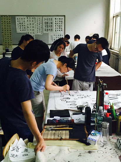 20160628工艺美术系书法学专业举办学术讲座02_副本