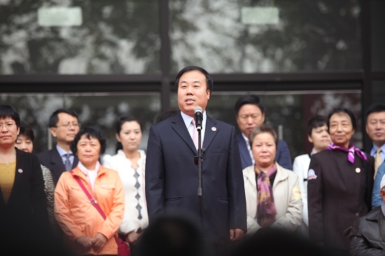 刘林校长在校友大会上讲话