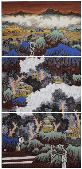 作品:《云起丝路青山幽》(小)